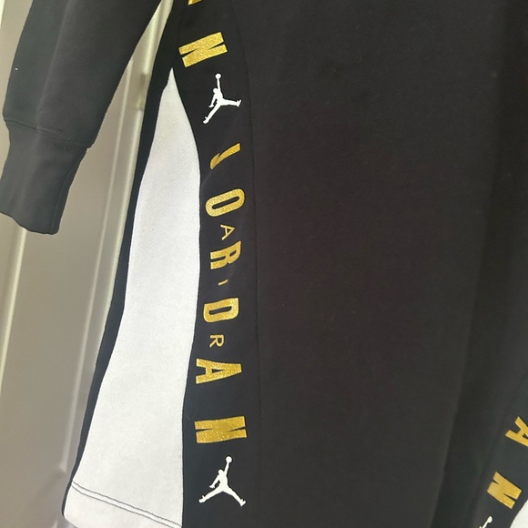 HOLIDAY SHINE GLITTER DRESS LITTLE KIDS' DRESS IN BLACK size - Picture 3 of 5